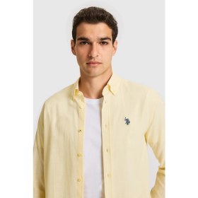 Resim U.s. Polo Assn. Erkek Açık Sarı Gömlek Basic 50324660-VR004 