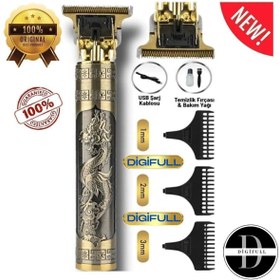 Resim DİGİFULL Tıraş Makinesi Usb Şarjlı Mini Saç Sakal Vücut Kıl Tüy Alma Kadın Erkek Epilasyon Berber & Kişisel 