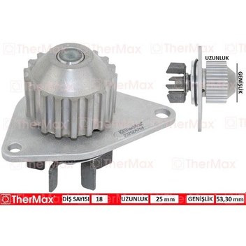 Thermax T01.224 - Devırdaım Su Pompası P106-p206-p207-p307-bıppe