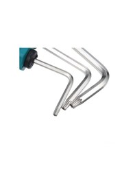 Resim Geeroyoo Endüstriyel Kalite 6 Parça Tpu Saplı Krom Vanadyum Çelik Allen Ve Torx Anahtar Seti 