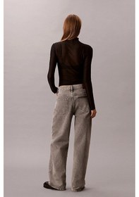 Resim Calvin Klein Geniş Paça Grey Sterling Kadın Gri Jeans Lv047d834g-0sl Gri 
