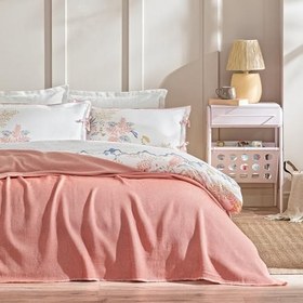 Resim Puffy Ella Tek Kişilik Pike - Mercan 160 x 220 
