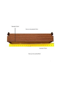 Resim Mdf Ahşap Kutu Dikdörtgen 3.5cmx19.5cm Çok Renkli 