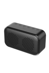 Resim Kablosuz Hoparlör Dijital Saat Ve Alarm Özellikli, 6w Ses Çıkışı, Fm Radyo, Usb/tf/aux Girişli Siyah 