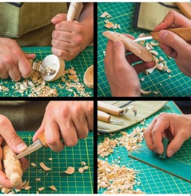 Resim Beavercraft S17 6'lı Ahşap Oyma Bıçağı Seti 