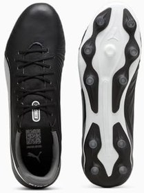 Resim Puma King Match FG/AG | Siyah Beyaz Gri 