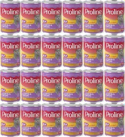 Resim Pro Line Kuzu Etli ve Havuçlu Pate Et Parçalı Yetişkin Kedi Konservesi 24 x 395 G 