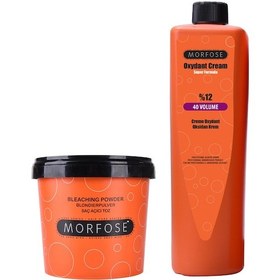 Resim Morfose Mavi Toz Saç Açıcı Oryal 1000 gr Ve 40 Volume Oksidan 100 