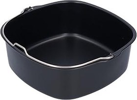Resim Pasta fıçısı, CakeMold demir fritöz, kek kalıbı, kek kalıbı, fritöz aksesuarı, sıcak hava fritözü aksesuarı, kutu, yapışmaz kaplamalı pişirme kalıbı, HD9925, HD9860, HD9905 01, 18 için 