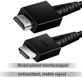 Resim Switch HDMI Kablosu, Nintendo Kablolu Anahtarı Wii 1,5 m (Siyah) ile Uyumlu 