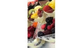 Resim Kristal Plastik Akrilik Prizma Kübik Kase 200CC 24 Adet - Kapaksız 