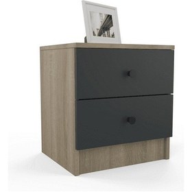 Resim Berlin Komodin - Sonoma Meşe - Antrasit 