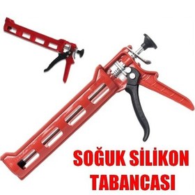 Resim Silikon Pompası Soğuk Silikon İçin Plastik Silikon Tabancası 