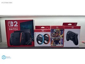 Resim Nintendo Switch 2 + Street Fighter 6 + Wheel + Pro Controller 