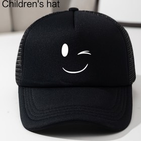 Resim MAKEFGE Gençler için Nefes Alabilir Mesh Beyzbol Şapkası Neşeli Yüz Grafikli - Erkek & Kızlar için Ayarlanabilir Snapback Kamyoncu Şapka, Esnek Uyumlu, Makinede Yıkanabilir, Tüm Sezonluk Günlük ve Ramazan Güneş Şapkası, Gençlerin Dış Mekan Giyimi 