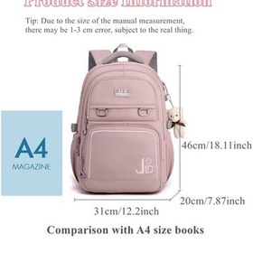 Resim Leezsing Su Geçirmez Kadın Okul Moda Sırt Çantası, Dizüstü Bilgisayar Sırt Çantaları, Ücretsiz Panda Süsü-479 Diğer 