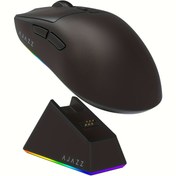 Resim AJAZZ AJ139V2 MC Kablosuz 1000Hz Fare - Oyun ve E-Spor için Uygun, 2.4g/Kablolu-12000DPI Hafif Uzun Pil Ömrü - Yaklaşık 66g Ağırlık, Daha Rahat Tutuş, PAW3311, Fare + Şarj Tabanı (Resmi Standart), Çıktı: 