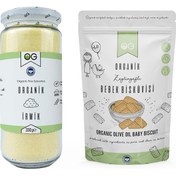 Resim OG naturalOrganik İrmik ve Organik Bebek Bisküvi Seti 