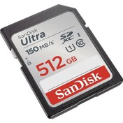 Resim SANDISK SDSDUNC-512G-GN6IN 512GB Ultra UHS I SD Card 150MB/s 