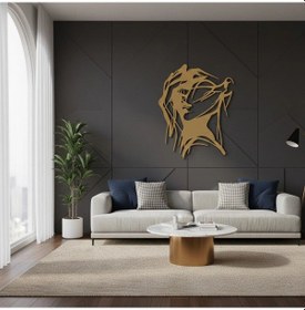 Resim Soyut Kadın Portresi Metal Duvar Tablosu 