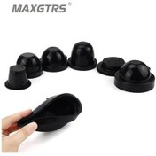 Resim 1-2x Hıd Led Araba Far Tozluk Kauçuk Su Geçirmez Toz Geçirmez Sızdırmazlık Far Kapağı Araba Styling Aksesuarları 