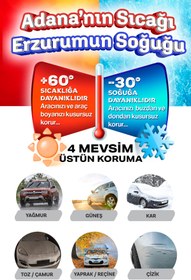 Resim Budge Hyundai Kona Uyumlu X300 PRO Araba Brandası Miflonlu Branda Oto Çadır Örtü 