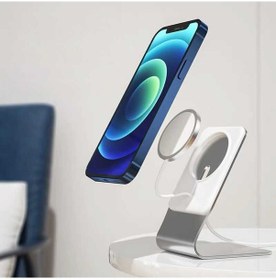 Resim Zore L312 Magsafe Şarj Standı-Gümüş-Gümüş 