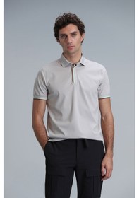 Resim Lufian Erkek Warm Smart Polo T-shirt 111040182 Taş 