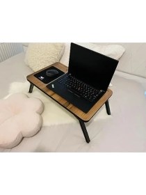 Resim Die Grup Katlanır Laptop Sehpası - Telefon ve Tablet Bölmeli 