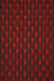 Resim KALPLİ BİRLEŞİK MODEL KIRMIZI RENK İP PERDE HAZIR İP PERDE 300 * 270 