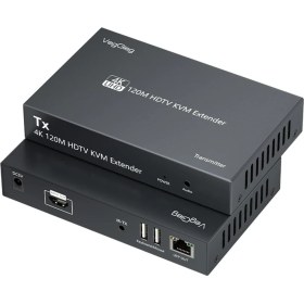 Resim Mena Rise 4K 30Hz HDMI Kvm Extender 120 Metre CAT5E/6 HDMI Menzil Genişletici Uzatıcı 