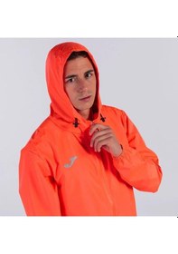 Resim Mercan Joma Erkek Performans Koşu - Yürüyüş Yağmurluk Elite Raincoat Fluor Coral 102235.040 Mercan 