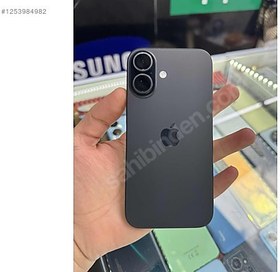 Resim Apple iPhone 16 İkinci El YD | 128 GB | Siyah 
