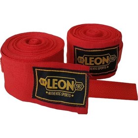 Resim Leon Elastik Boks, Kick Boks Ve Muay Thai Bandajı 7 Metre Kırmızı 