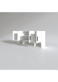 Resim Kenzlife hazır mutfak severus byz 060*120*22 mutfak banyo dolabı kapaklı raflı 