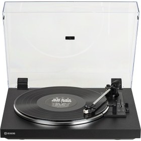 Resim REKKORD AUDIO F100 Siyah Otomatik Pikap - AT3600L İğne ile 