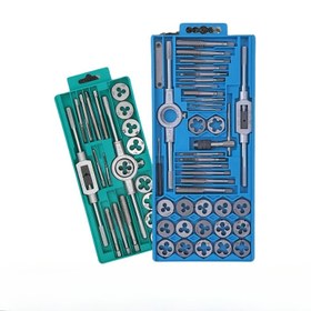 Resim 20/40 adet Metrik Tap Die Set M3-M12 Vida Konu Taplar, Alaşım Metal, El Aletleri, Çanta ile, Elektrik kullanmadan, DIY için 