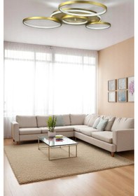 Resim Yaman Modern Tasarım Eskitme Renk Beyaz Ledli Cafe - Mutfak -... Eskitme 