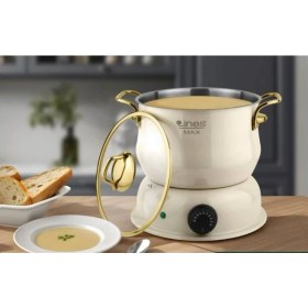 Resim Lines Techchef 10L Krem Çok Fonksiyonlu Elektrikli Pişirici 