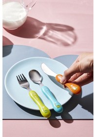 Resim Karaca Dinazor 3 Parça Çocuk Çatal Kaşık Bıçak Seti 