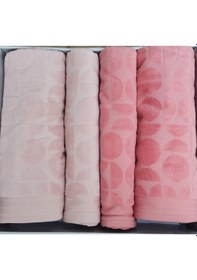 Resim Circular Best Set Hamam Takımı Kiremit-bej Çok Renkli 