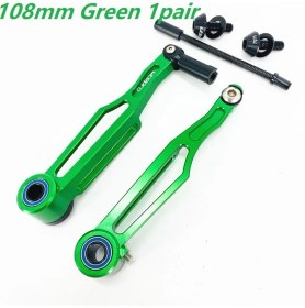 Resim 108MM Yeşil Tarz Litepro Bmx Katlanabilir Bisiklet V Fren Kısa Ar Long Kol Alüminyum Alaşım C Hollow Ultralight V Fren Montajı (Yurt Dışından) 