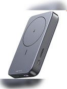 Resim Ugreen 10.000 mAh 22,5W Magsafe Wireless Standlı Kablosuz Hızlı Powerbank 1xUSB-A, 1xUSB-C, Uzay Grisi - 15086 