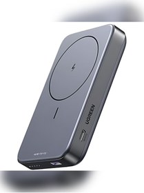 Resim Ugreen 10.000 mAh 22,5W Magsafe Wireless Standlı Kablosuz Hızlı Powerbank 1xUSB-A, 1xUSB-C, Uzay Grisi - 15086 
