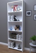 Resim Genel Markalar % 100 Mdf 5 Raflı Kitaplık 