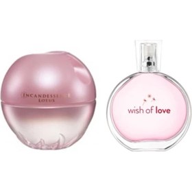 Resim Avon Incandessence Lotus Edp 50 ml Kadın + Wish Of Love Edt 50 ml Kadın 2li Set 