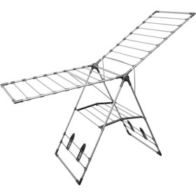 Resim Beyaz Çamaşır Kurutmalık, Pratik ve Şık Ev Kullanımı Için Tasarlandı 