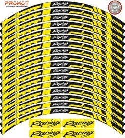Resim Motosiklet Jant Şeridi Racing Tasarımlı 8 Nötr 