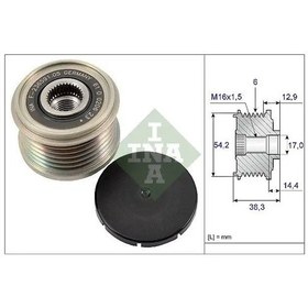 Resim Ina 535019410 Alternator Kasnagi 1340a131 1606856980 1606859180 