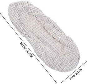 Resim Angoily 3 Çift ofis koltuğu için kol dayama yastığı Yıkanabilir sandalye kapakları ofis koltuğu kol dayama kapakları çıkarılabilir 